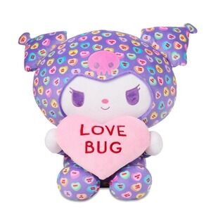 2026 Kuromi x Sweethearts Valentine's Day "LOVE BUG" XL Jumbo Plush RARE